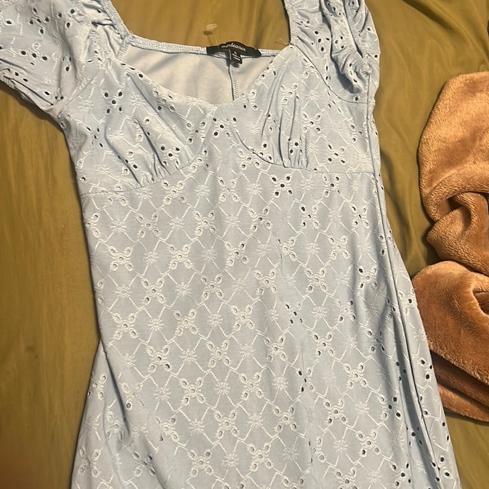 10. Baby blue dress